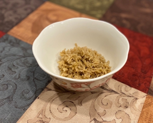 Baked Basmati Brown Rice