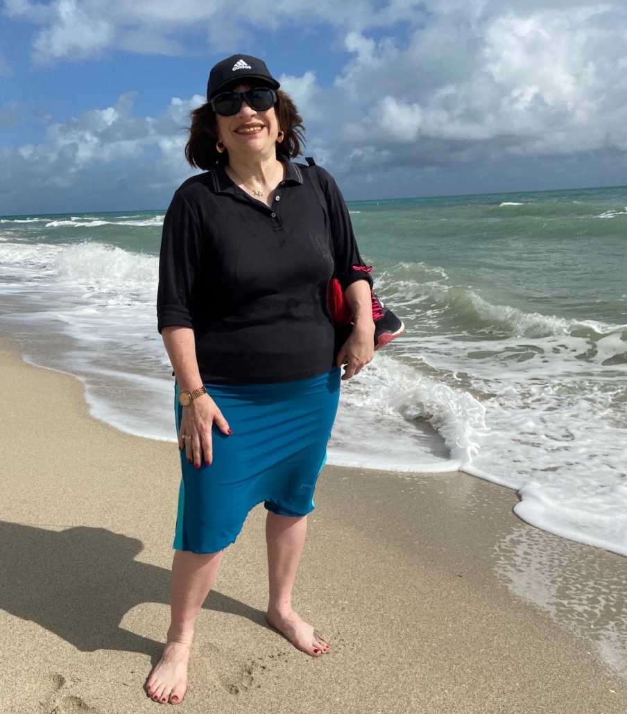 On the beach