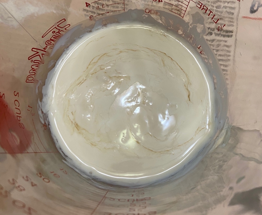thickened soy cream