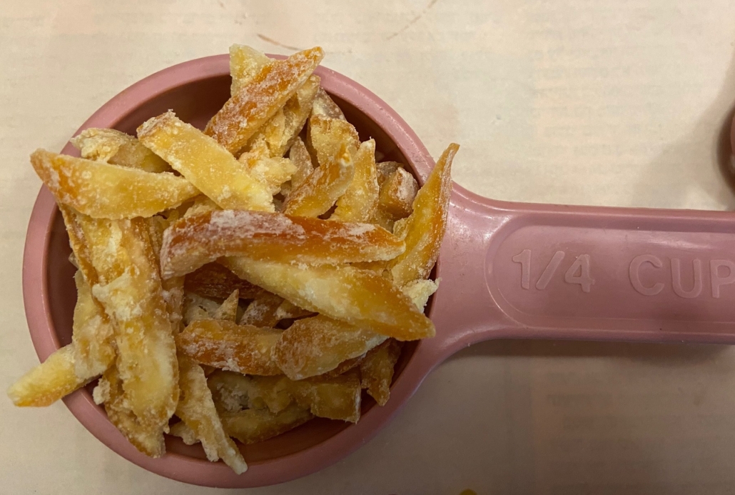 candied orange peel