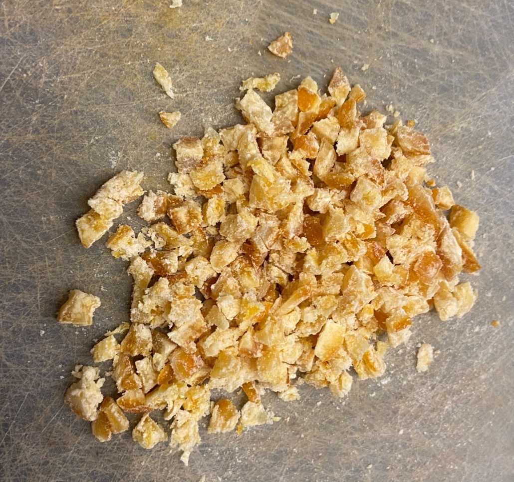 minced candied orange peel