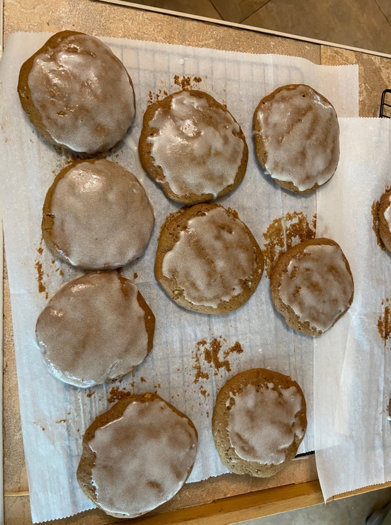 lebkuchen with icing hardening
