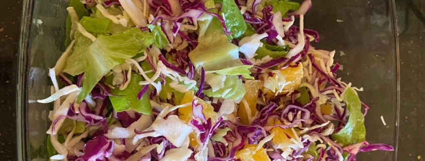 Multicolored Salad With Sweet Oranges