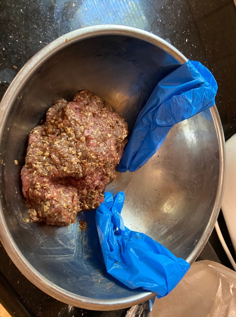 chopped meat mixture