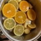 Ginger, Lemon, Orange infusing in simple syrup