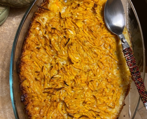 Savory Sweet Potato Kugel