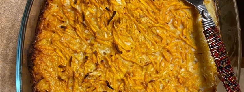 Savory Sweet Potato Kugel