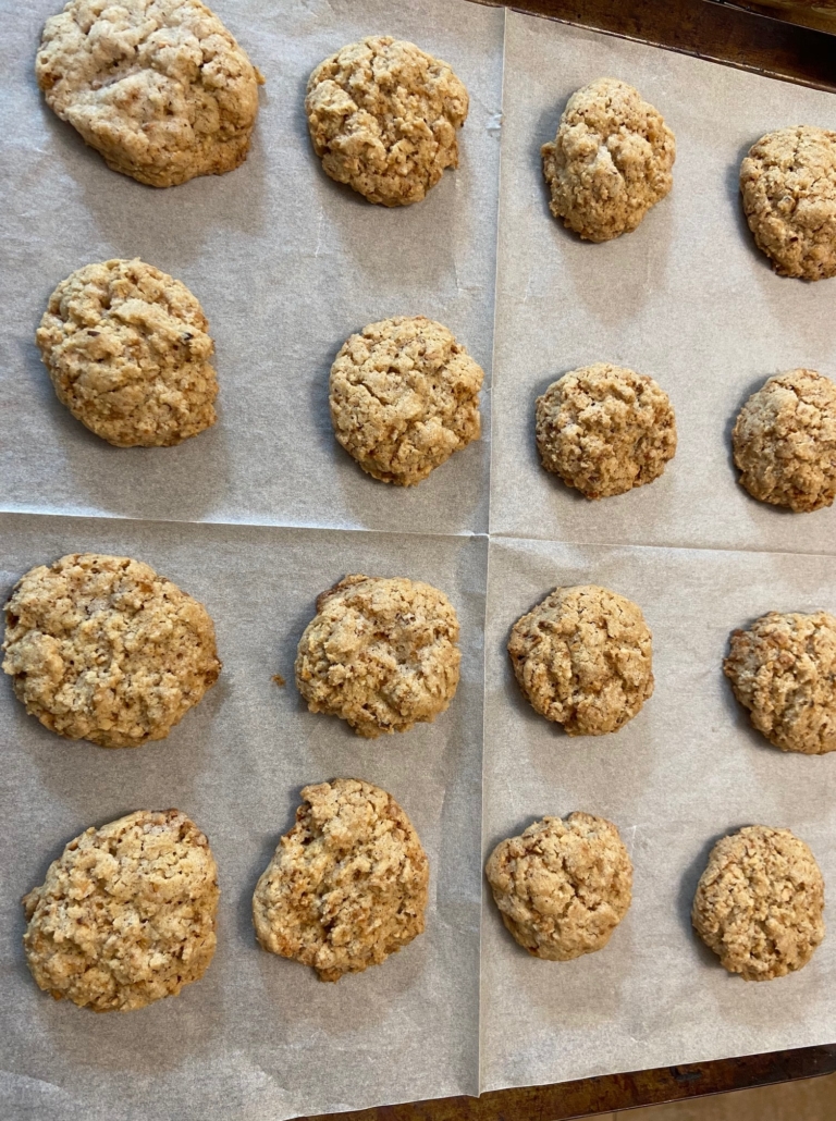 lightly browned on top