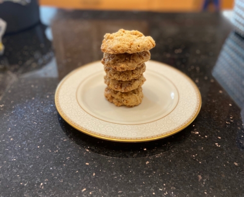 Nuts about you crispy cookies