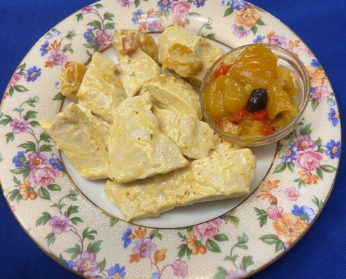 Coronation Chicken with Mango Chutney
