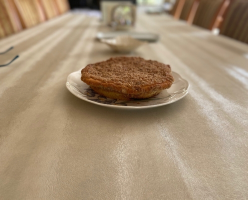 Sour cream streusel coffee cake