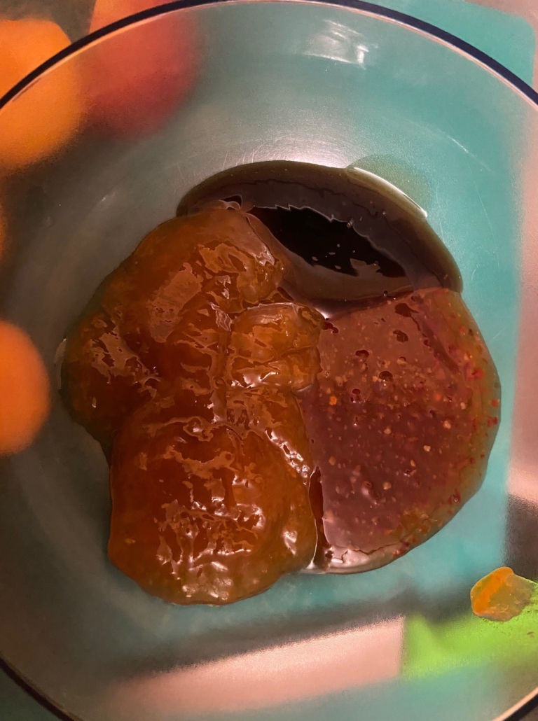 sauce ingredients in bowl