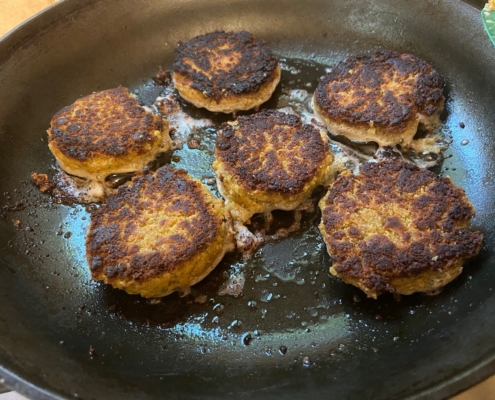Zesty Lentil Burgers