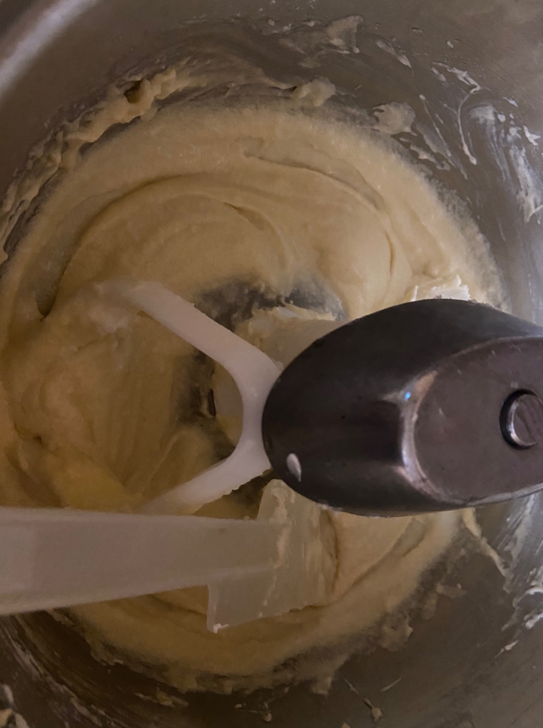 beat in rest of ingredients just till smooth