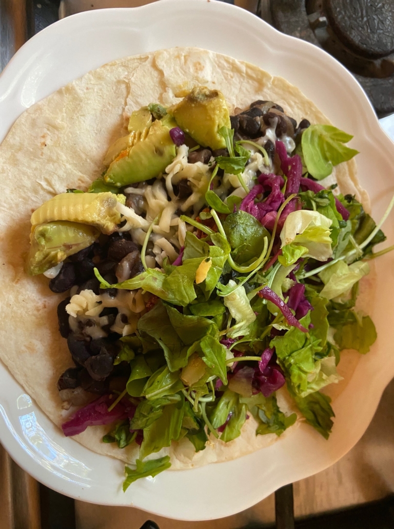 Fast and Fab Vegetarian Black Bean Tacos