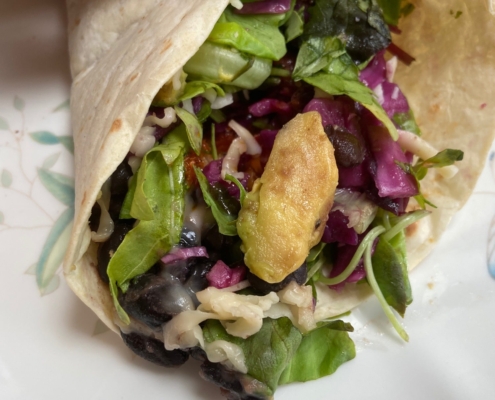 Fast and Fab Vegetarian Black Bean Tacos