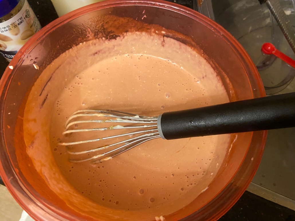 whisk the sauce together