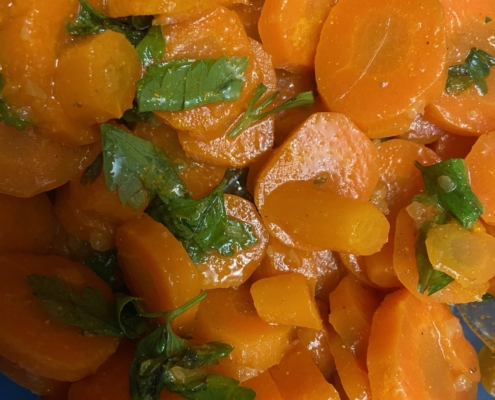 Moroccan Cooked Carrot Salad