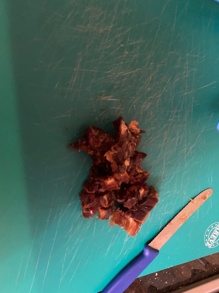 pitted, chopped dates