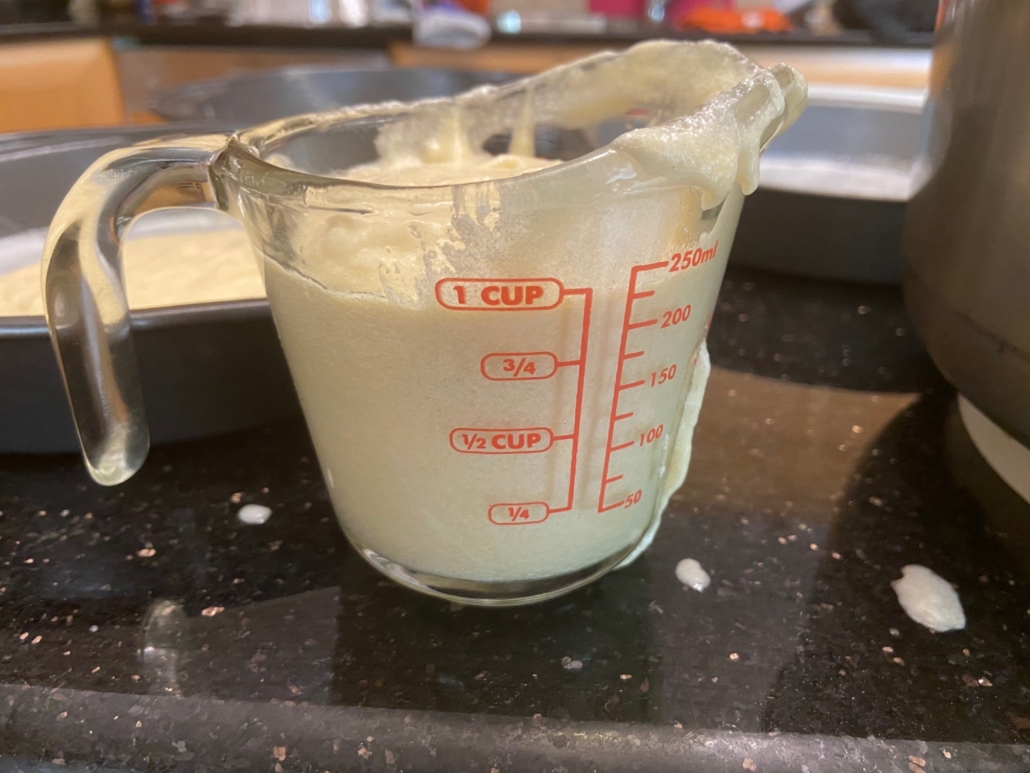 cup of batter