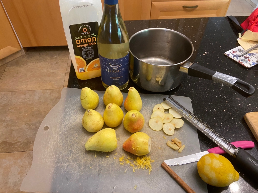 ingredients with small pot