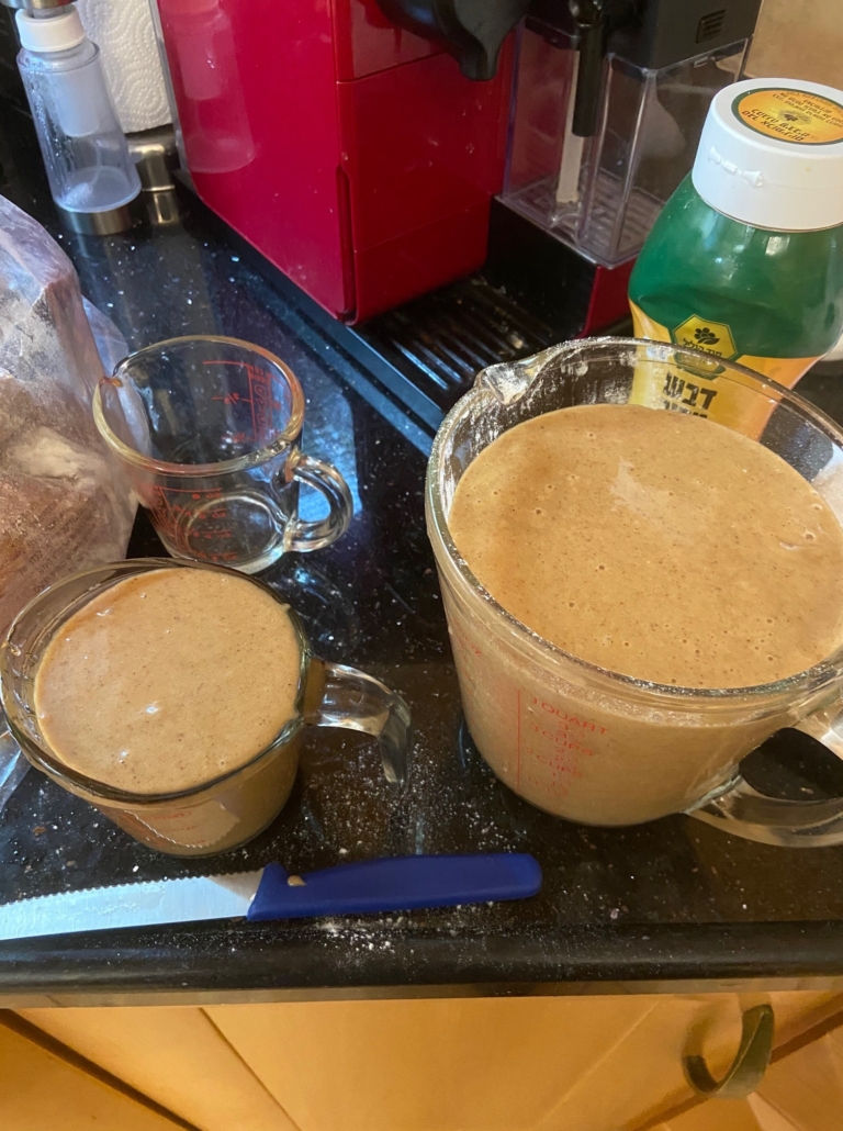 measuring the batter