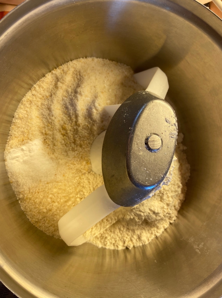 Mixing the dough