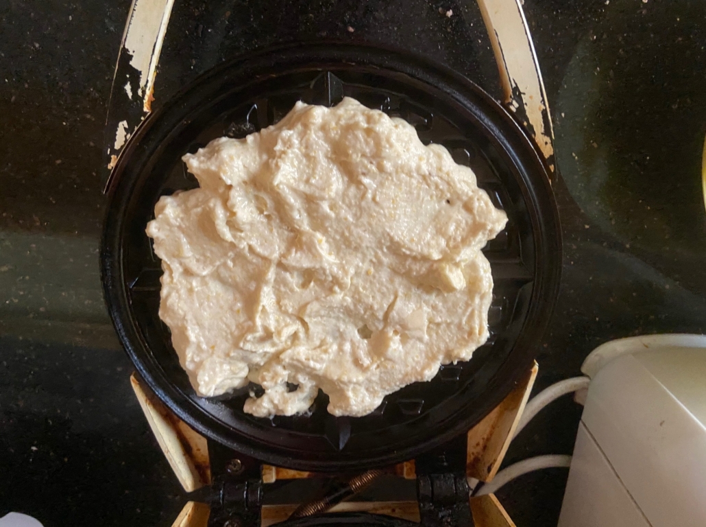 spread batter not to the very ends