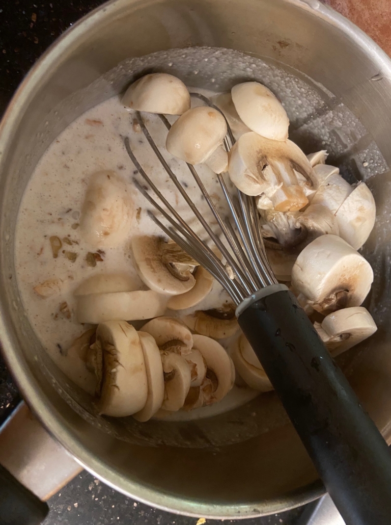 cooking the sauce