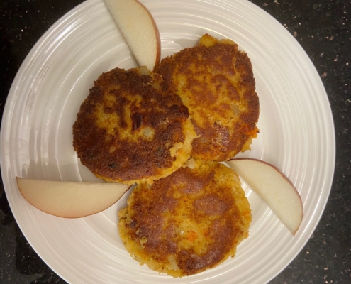 Vegetarian Chickpea Vegetable Patties