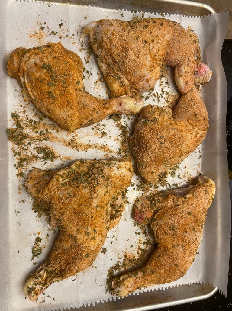 spice rubbed chicken