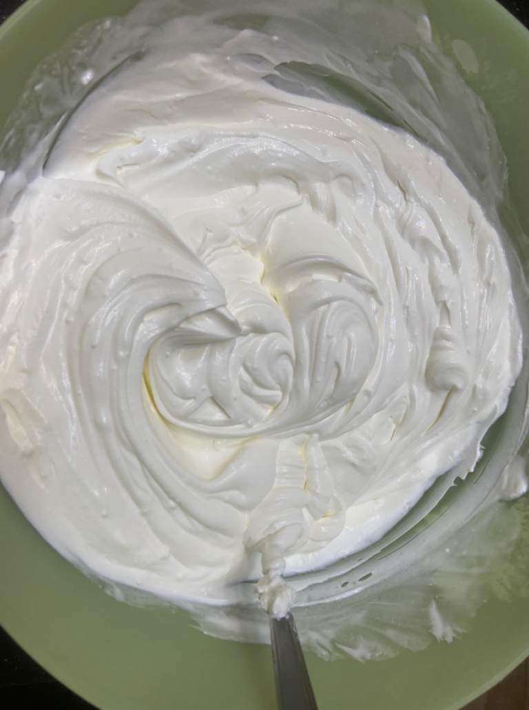 sour cream and salt