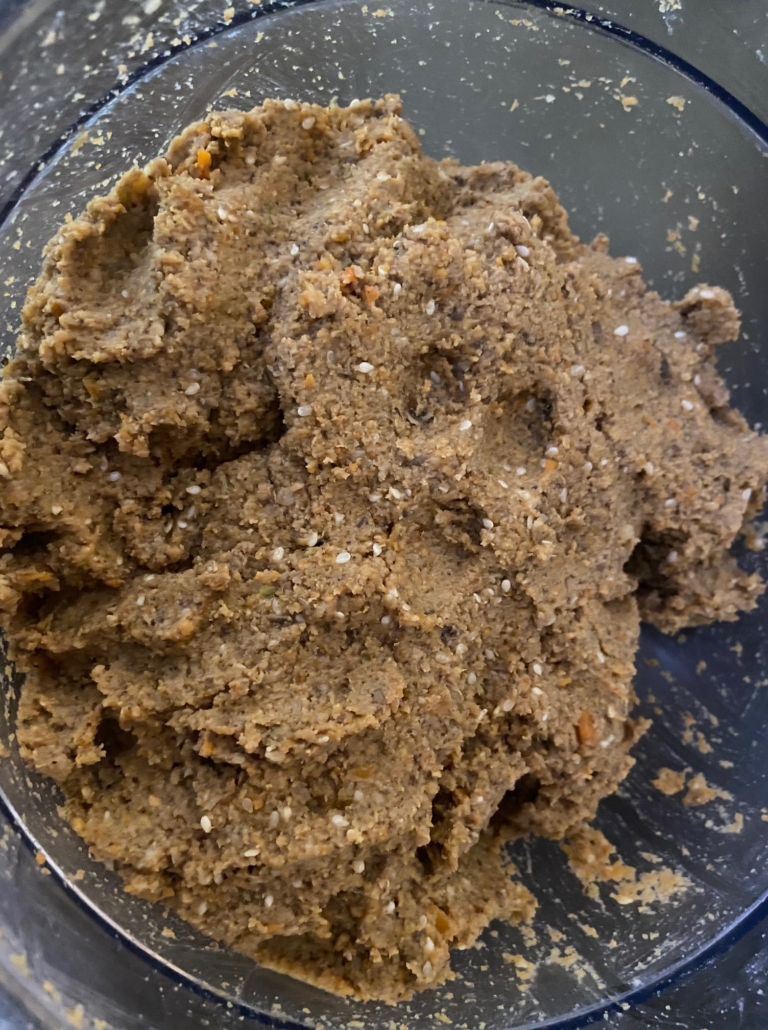 chopped "meat" mixture