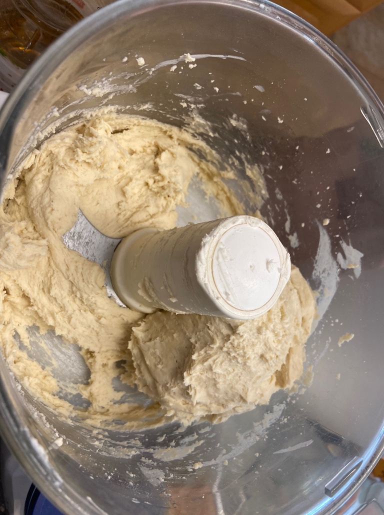 ball of dough forming