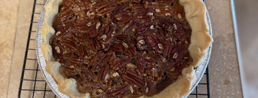 Sweet and Spicy Maple Pecan Pie