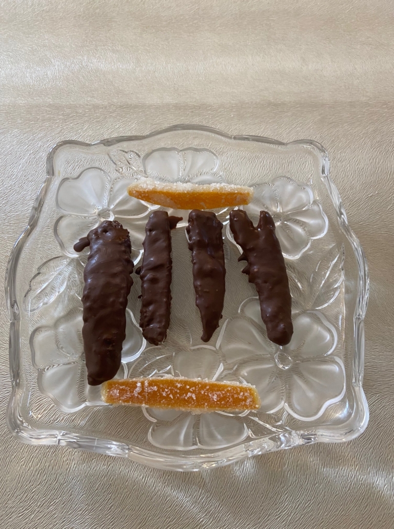 Chocolate Dipped Candied Orange Peel Kosher From Jerusalem