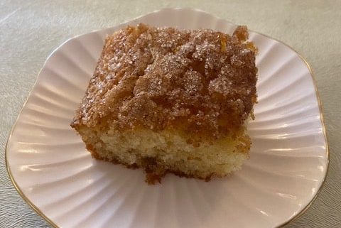 One Bowl Cinnamon Sugar Sprinkle Cake