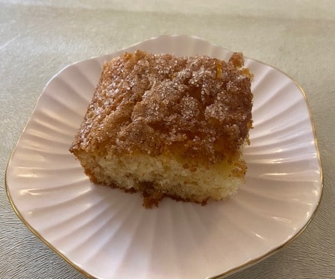 One Bowl Cinnamon Sugar Sprinkle Cake