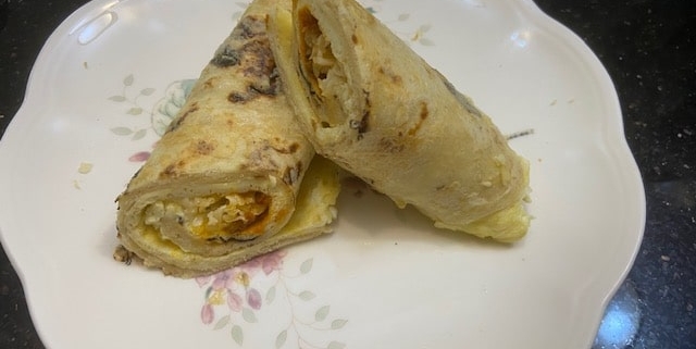 French Toasted Tortilla Wrap