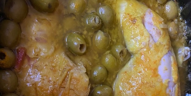 Chicken in Lemon and Olives