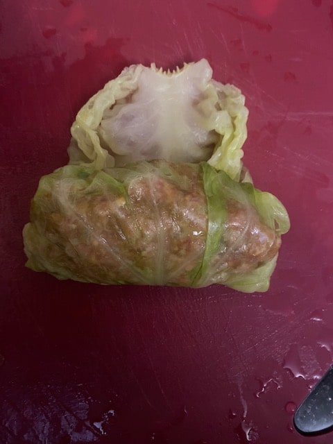 nearly finished roll