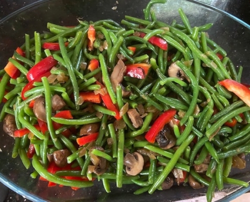 Quick n Easy Oven Roasted Green Beans