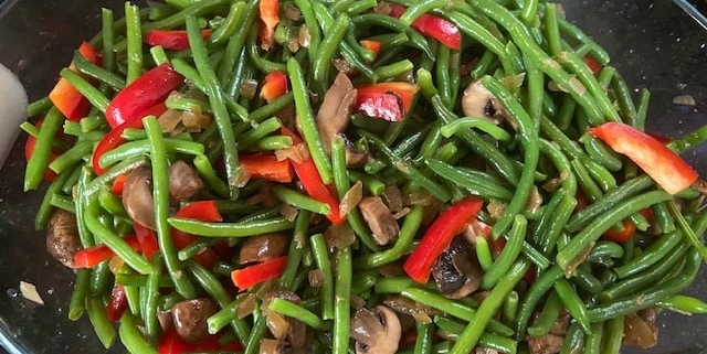 Quick n Easy Oven Roasted Green Beans