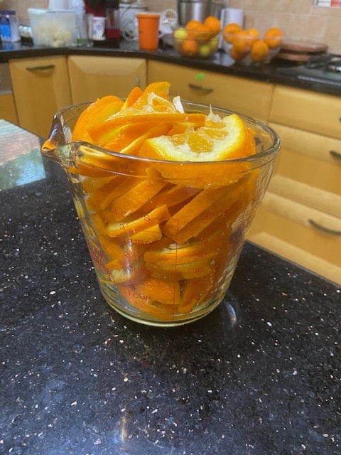 measuring the bitter oranges