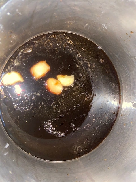 bringing mixture to low boil