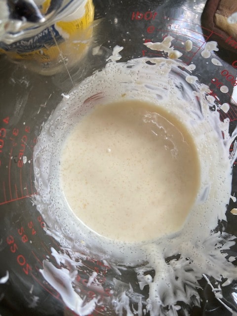 smooth whisked dressing