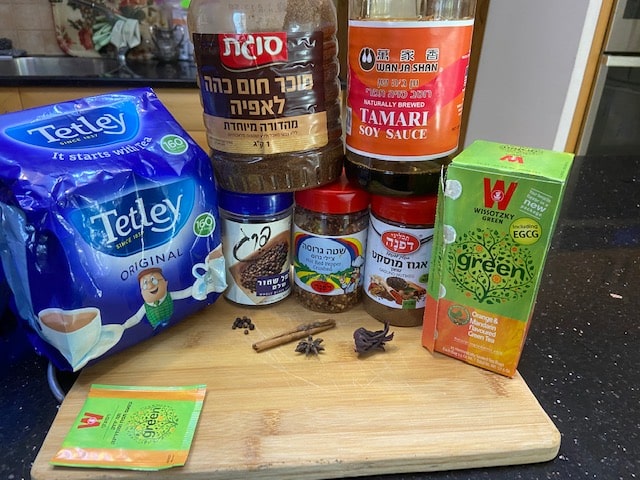 spice array for tea eggs