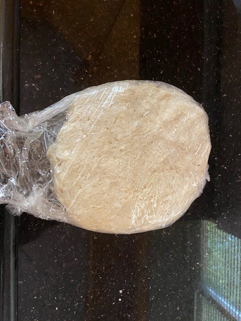 wrapping to put in fridge