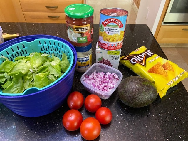 salad ingredients