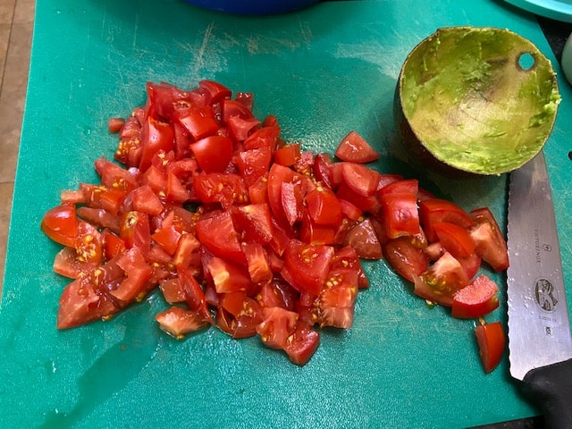 chopped tomatoes